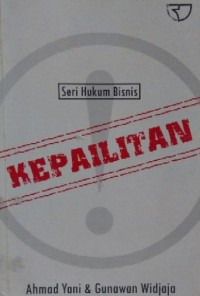 Seri Hukum Bisnis Kepailitan