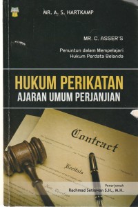 HUKUM PERIKATAN AJARAN UMUM PERJANJIAN
