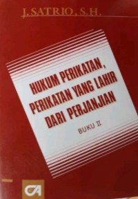 Hukum Perikatan, Perikatan yang Lahir dari Perjanjian Buku II