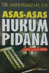 Asas-Asas Hukum Pidana Ed Rev 2008