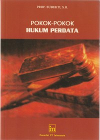 POKOK-POKOK HUKUM PERDATA
